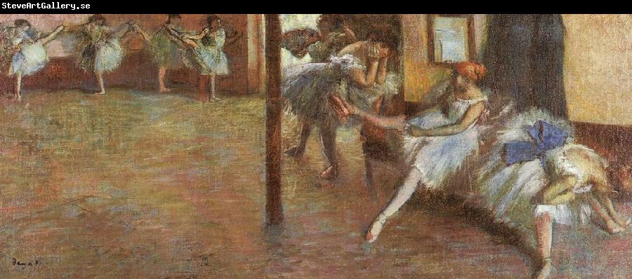 Edgar Degas Ballet Rehearsal